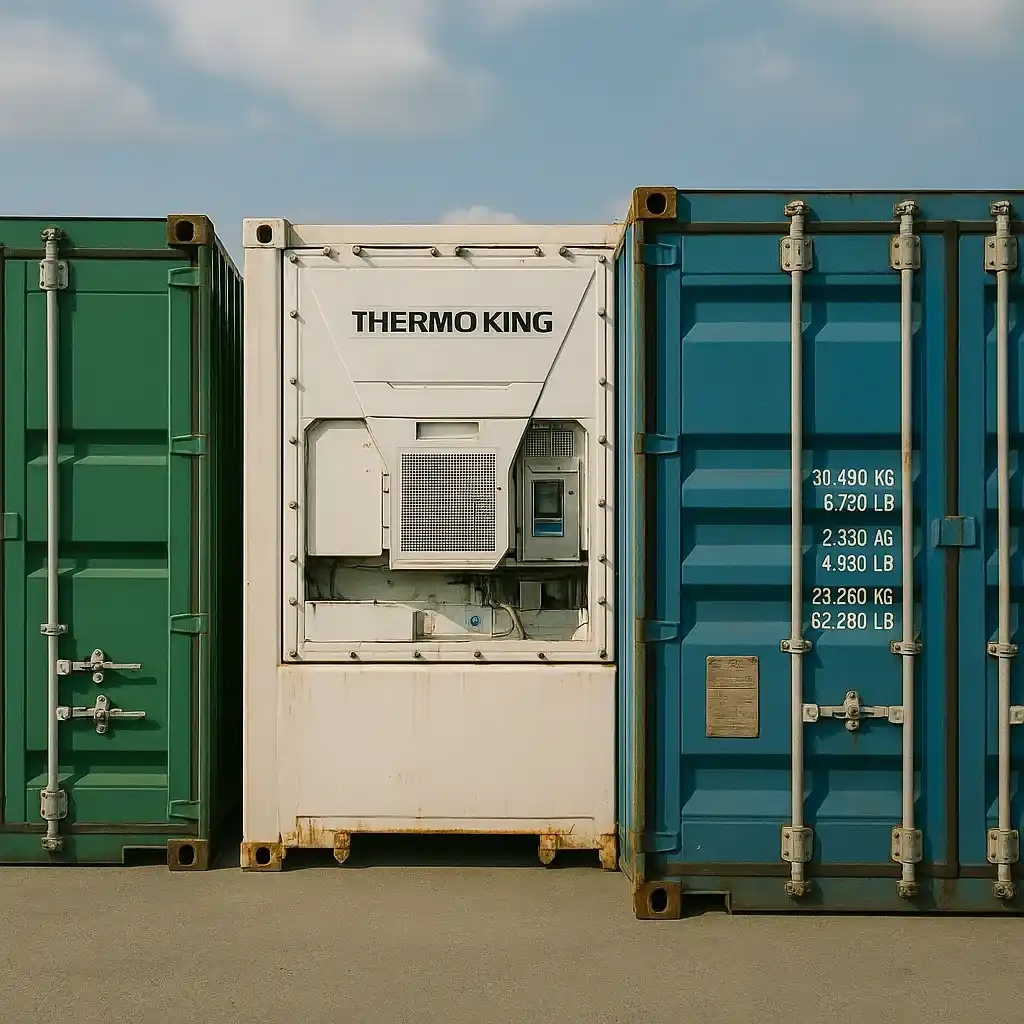 Contenedores estándar, reefer y especiales