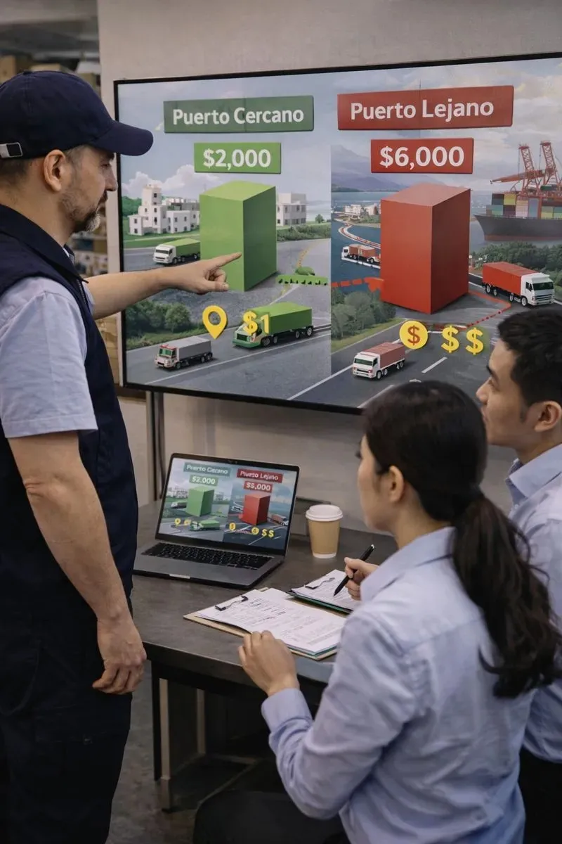 Puerto y logística en China (vertical referencial)