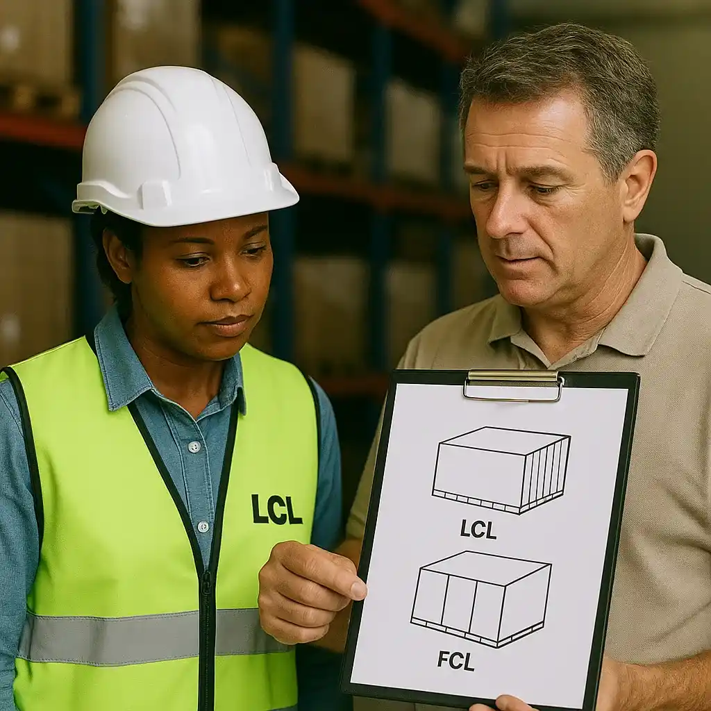 Definición LCL o FCL y preparación de carga