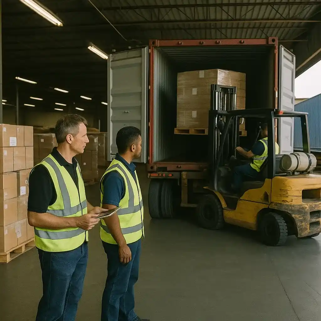 Recepción en almacén o recolección en fábrica (China a Panamá)