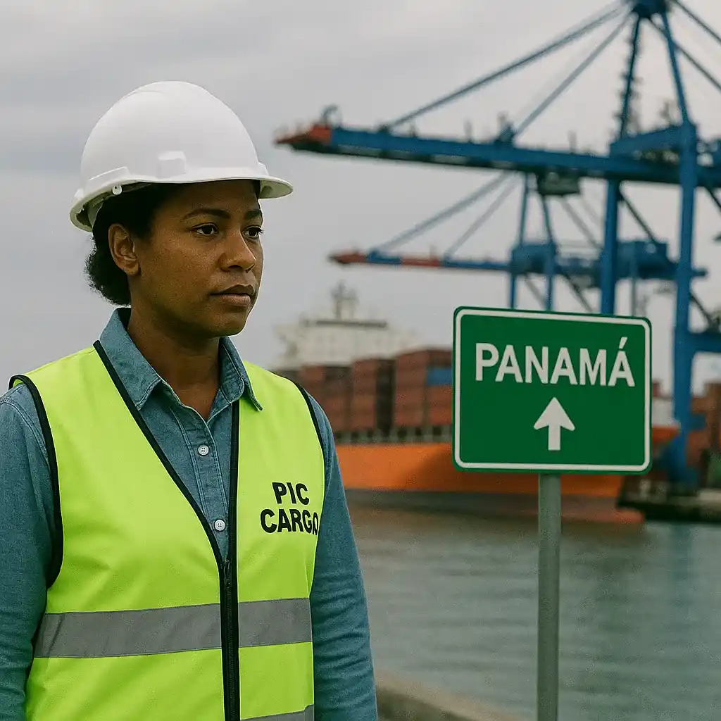 Tránsito marítimo, descarga en Panamá y entrega final