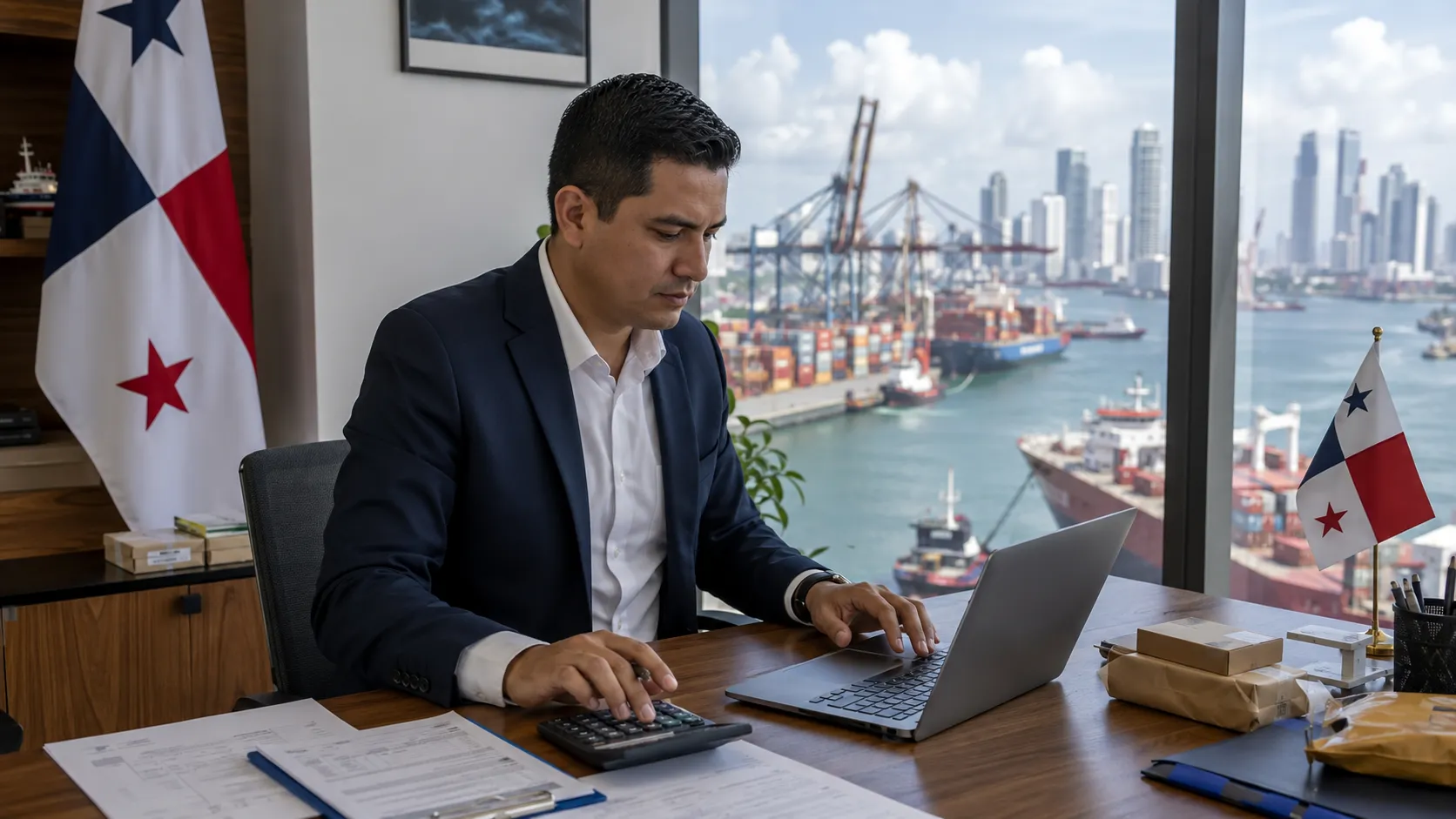 Transporte marítimo internacional y logística hacia Panamá