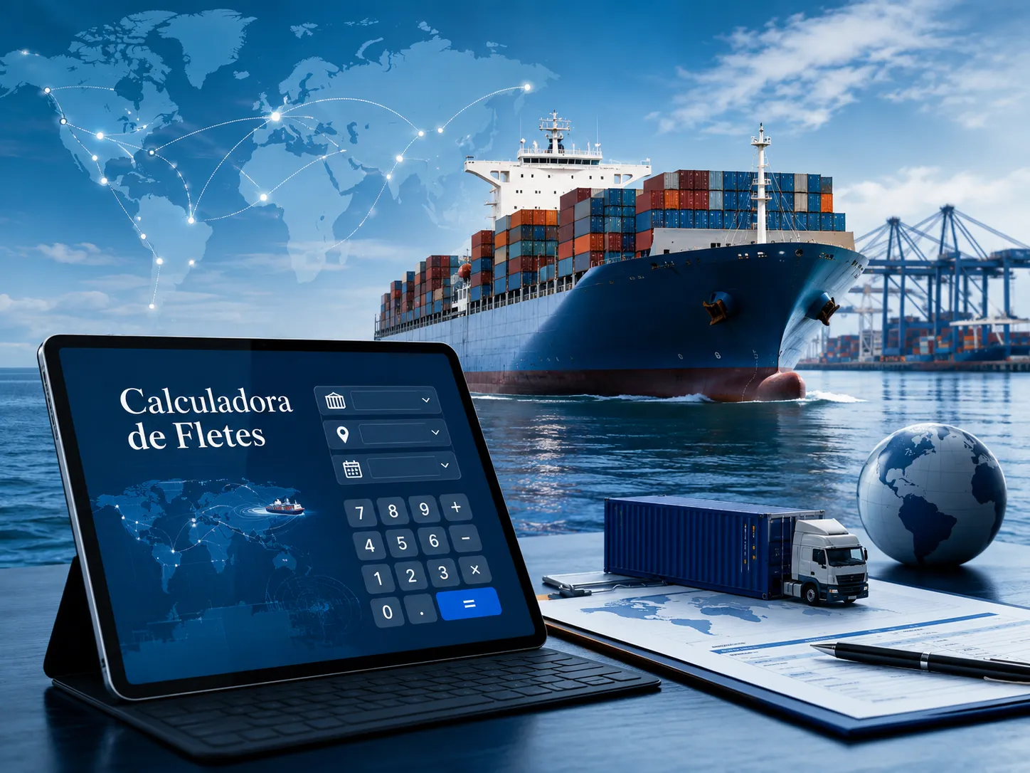 Operación logística para calcular costos de importación